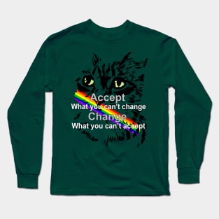 Motivation - Accept what you can't change and change what you can't accept Long Sleeve T-Shirt